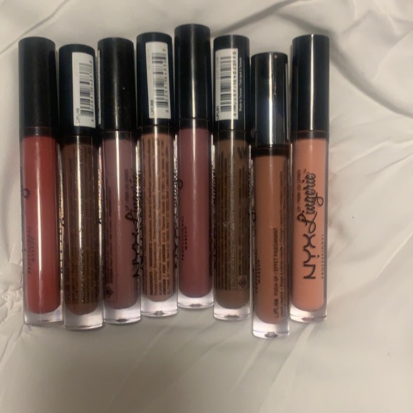 NYX LINGERIE 8  LIPPIES 🙂 - Picture 1 of 2